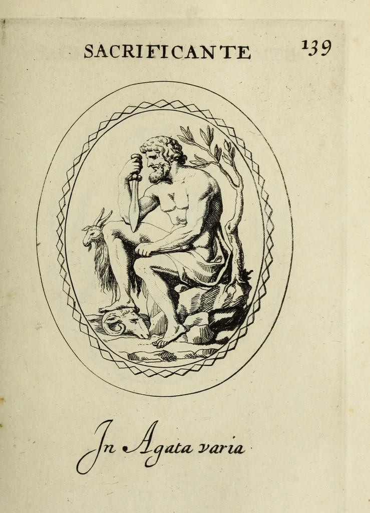 An illustration from Gemmae et sculpturae antiquae, 1694, leaf 410