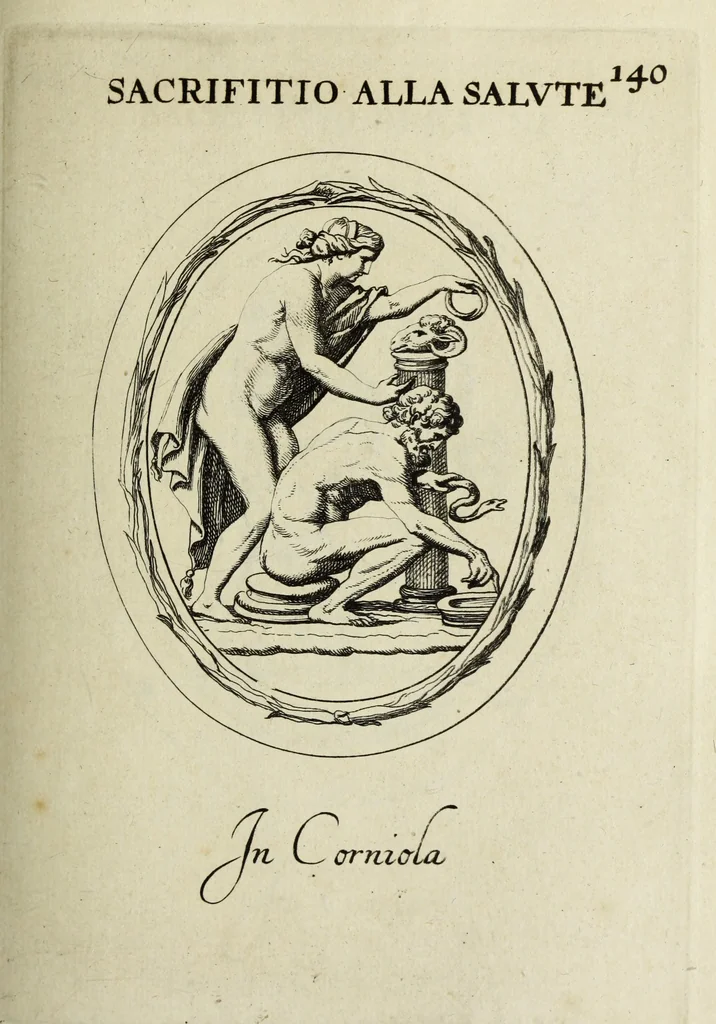 An illustration from Gemmae et sculpturae antiquae, 1694, leaf 412