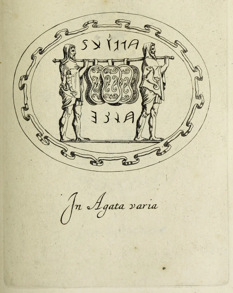 An illustration from Gemmae et sculpturae antiquae, 1694, leaf 436