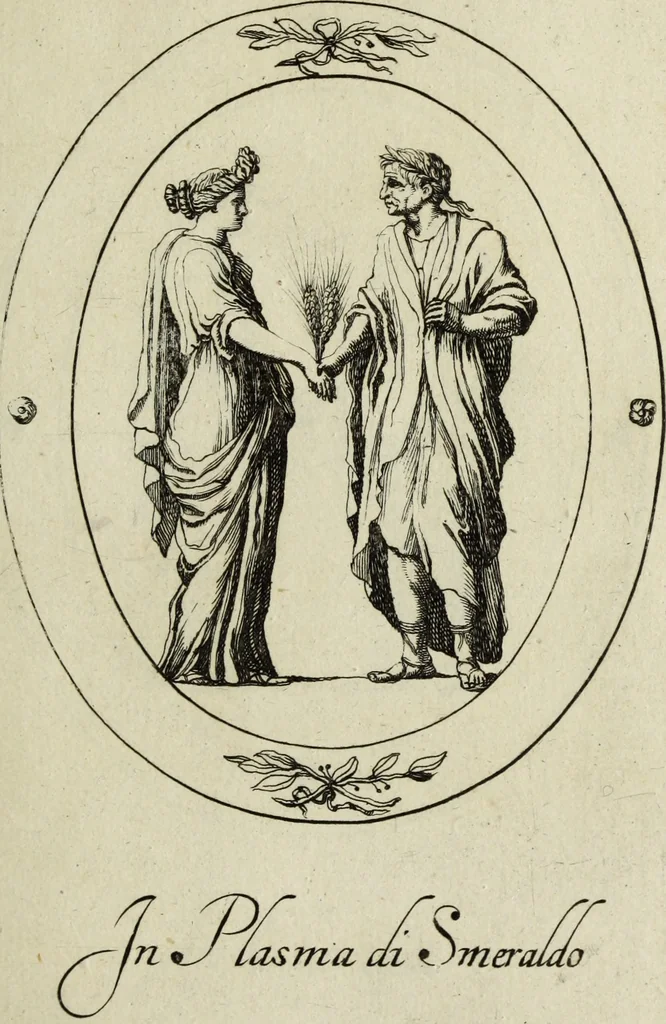 An illustration from Gemmae et sculpturae antiquae, 1694, leaf 452