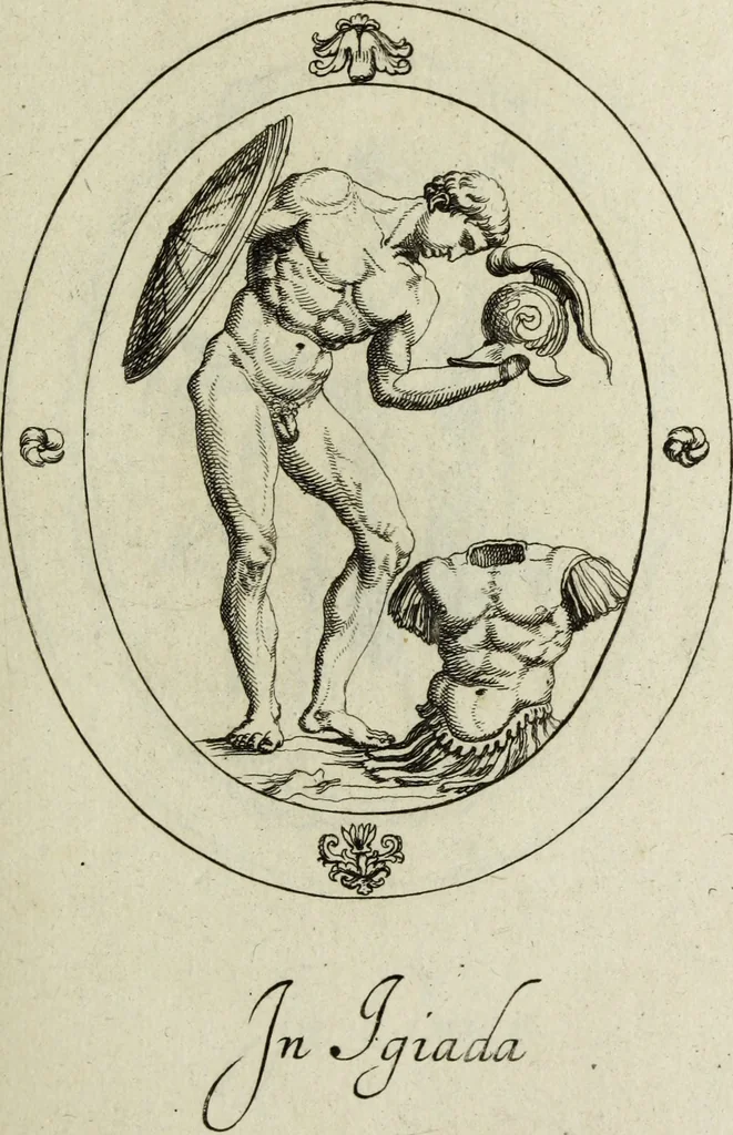 An illustration from Gemmae et sculpturae antiquae, 1694, leaf 458
