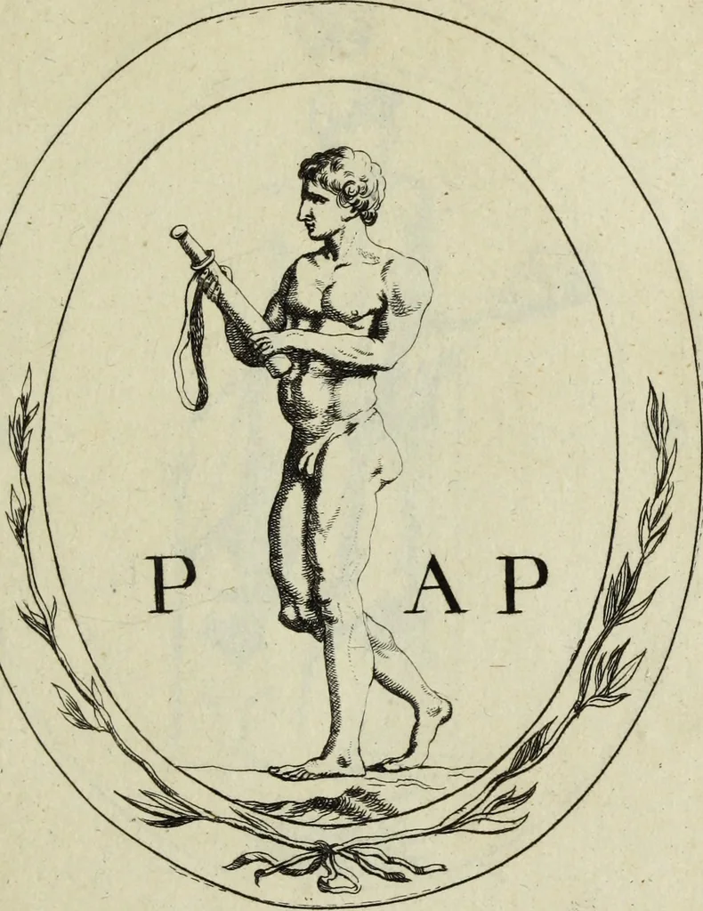 An illustration from Gemmae et sculpturae antiquae, 1694, leaf 468