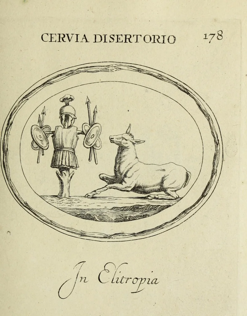An illustration from Gemmae et sculpturae antiquae, 1694, leaf 488