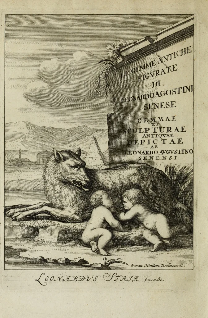 An illustration from Gemmae et sculpturae antiquae, 1694, leaf 5
