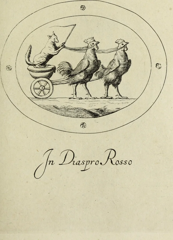 An illustration from Gemmae et sculpturae antiquae, 1694, leaf 536
