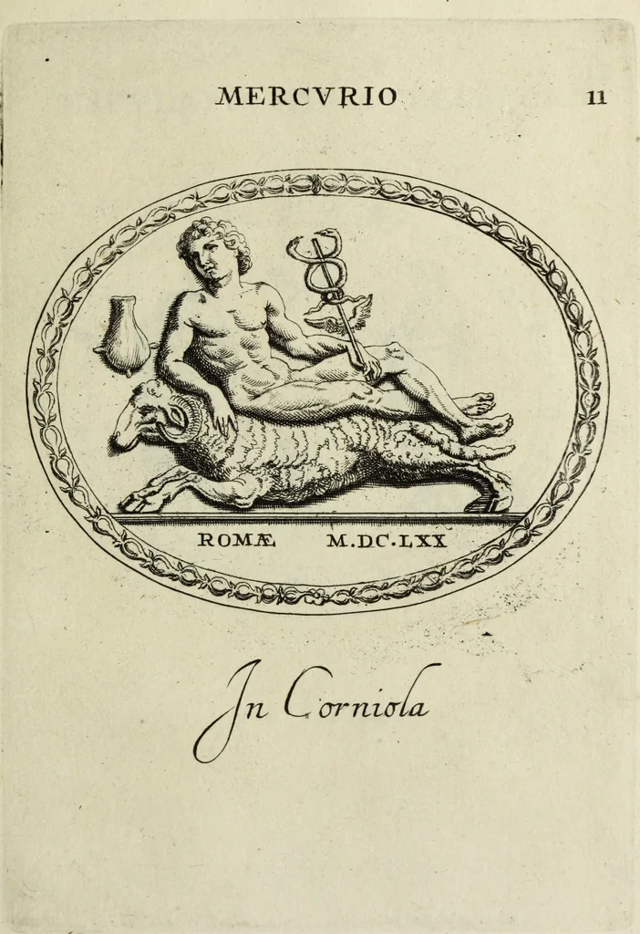 An illustration from Gemmae et sculpturae antiquae, 1694, leaf 664
