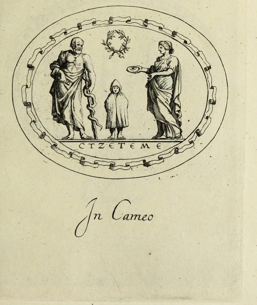 An illustration from Gemmae et sculpturae antiquae, 1694, leaf 666