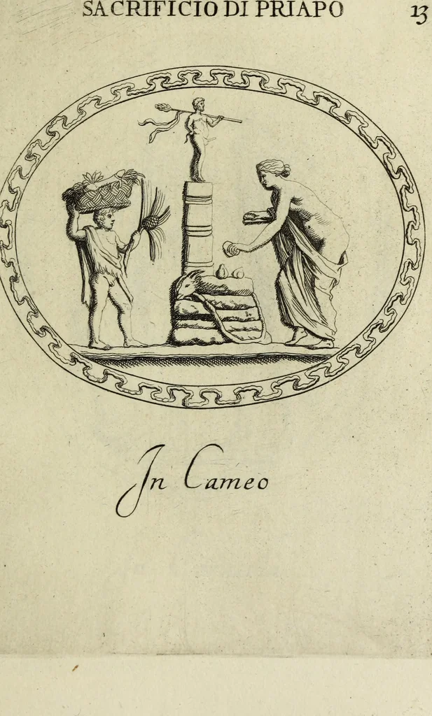 An illustration from Gemmae et sculpturae antiquae, 1694, leaf 668