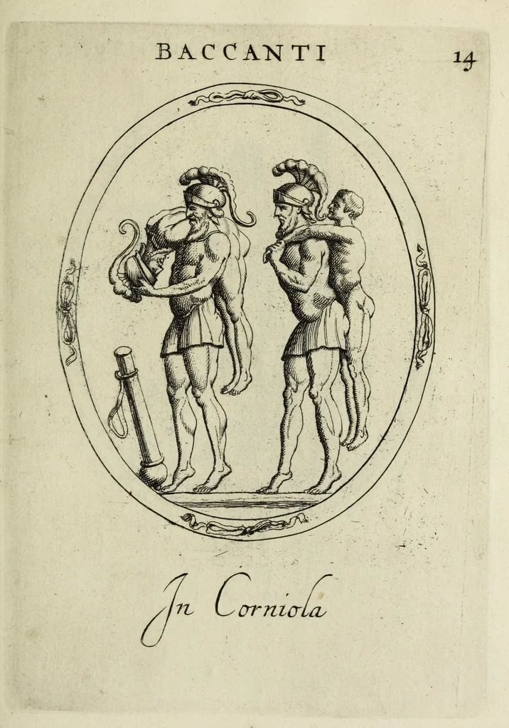 An illustration from Gemmae et sculpturae antiquae, 1694, leaf 670