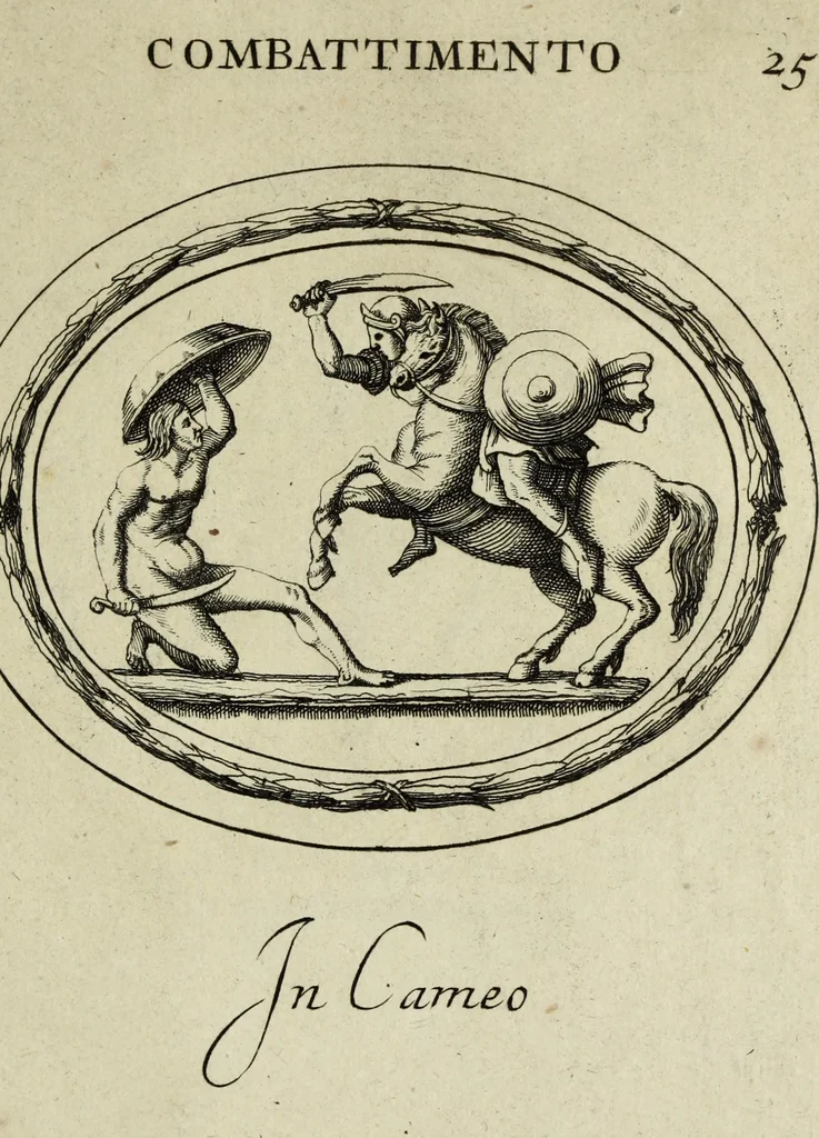 An illustration from Gemmae et sculpturae antiquae, 1694, leaf 692