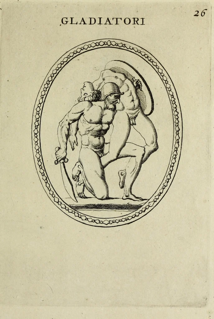 An illustration from Gemmae et sculpturae antiquae, 1694, leaf 694