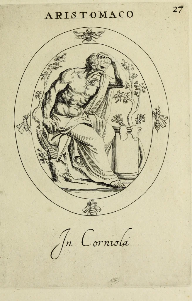 An illustration from Gemmae et sculpturae antiquae, 1694, leaf 696