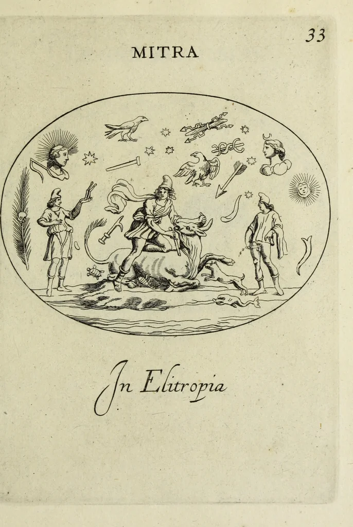 An illustration from Gemmae et sculpturae antiquae, 1694, leaf 708