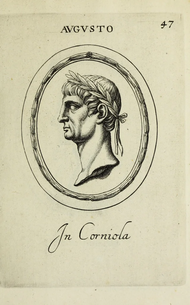 An illustration from Gemmae et sculpturae antiquae, 1694, leaf 736