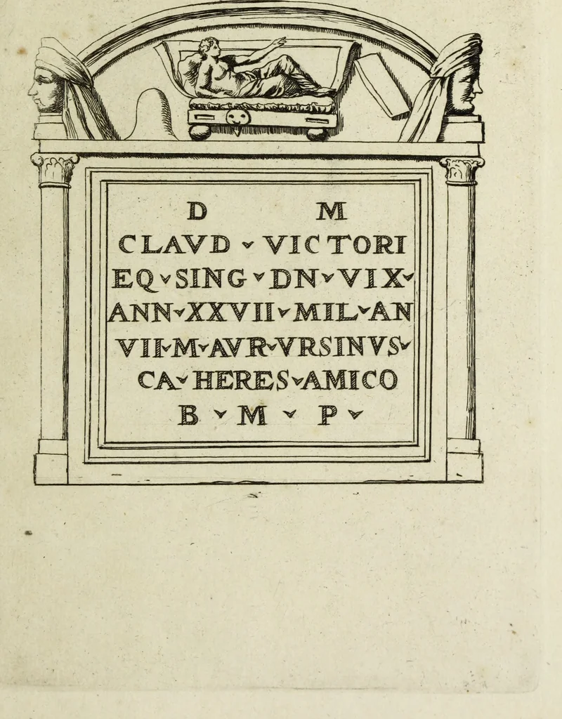 An illustration from Gemmae et sculpturae antiquae, 1694, leaf 744