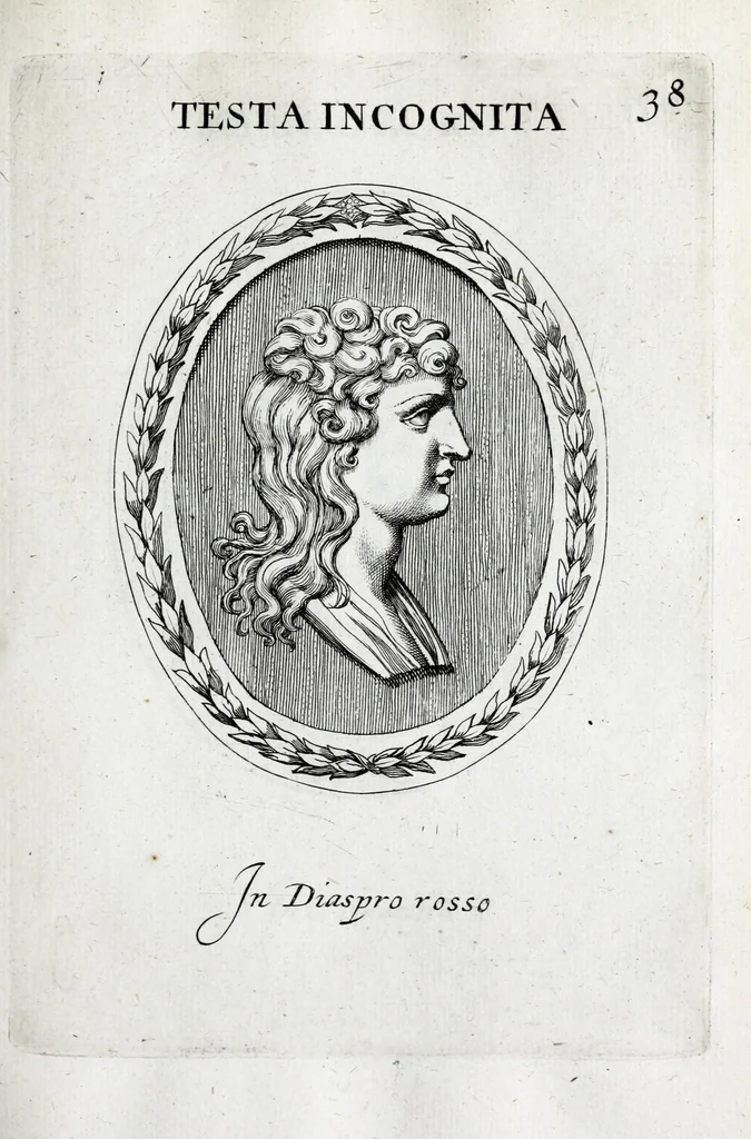 An illustration from Gemmae et sculpturae antiquae depictae ab Leonardo Augustino Senensi : addita earum enarratione, 1685, leaf 211