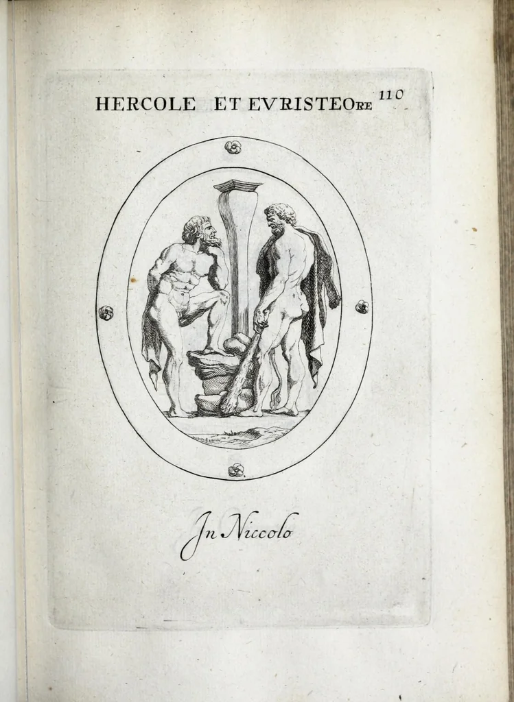 An illustration from Gemmae et sculpturae antiquae depictae ab Leonardo Augustino Senensi : addita earum enarratione, 1685, leaf 355