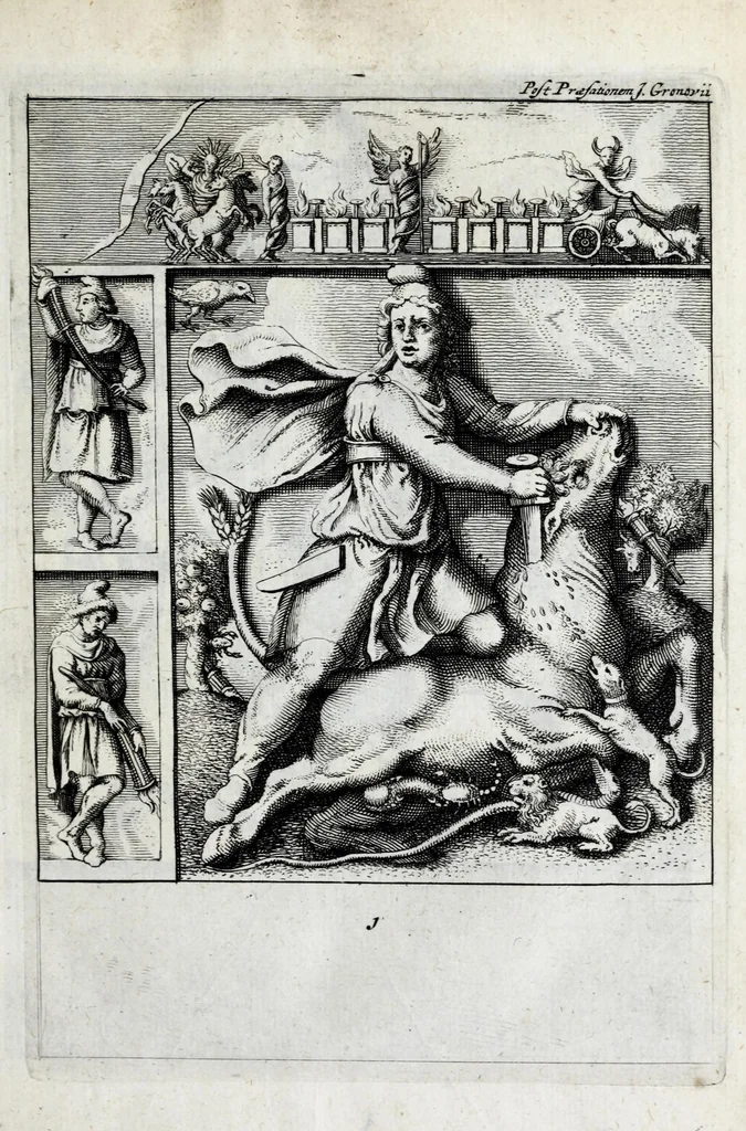 An illustration from Gemmae et sculpturae antiquae depictae ab Leonardo Augustino Senensi : addita earum enarratione, 1685, leaf 41