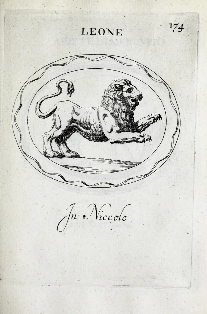 An illustration from Gemmae et sculpturae antiquae depictae ab Leonardo Augustino Senensi : addita earum enarratione, 1685, leaf 489