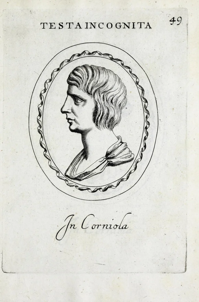 An illustration from Gemmae et sculpturae antiquae depictae ab Leonardo Augustino Senensi : addita earum enarratione, 1685, leaf 755