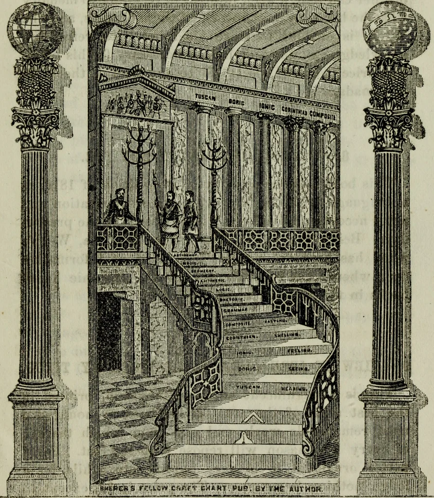 An illustration from The gems of masonry : emblematic and descriptive, 1859, leaf 142