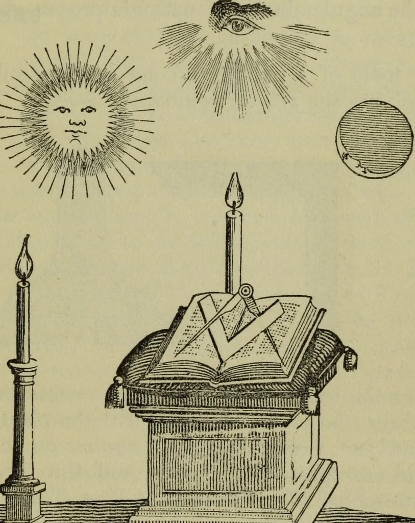 An illustration from The gems of masonry : emblematic and descriptive, 1859, leaf 30