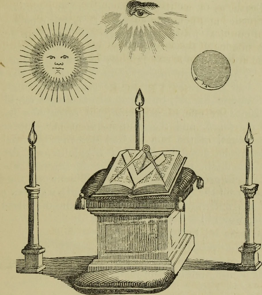 An illustration from The gems of masonry : emblematic and descriptive, 1859, leaf 40