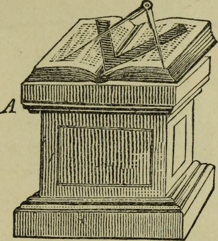 An illustration from The gems of masonry : emblematic and descriptive, 1859, leaf 56