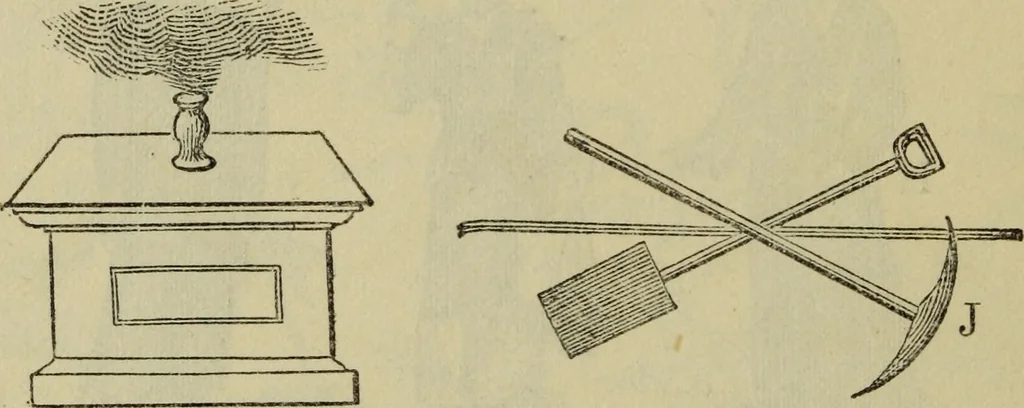 An illustration from The gems of masonry : emblematic and descriptive, 1859, leaf 63