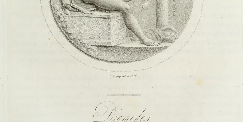 An illustration from Gems, selected from the antique, with illustrations, 1804, leaf 104