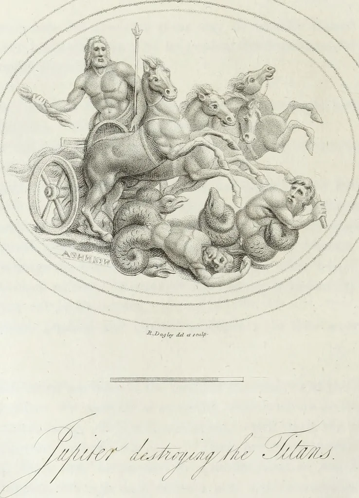 An illustration from Gems, selected from the antique, with illustrations, 1804, leaf 109