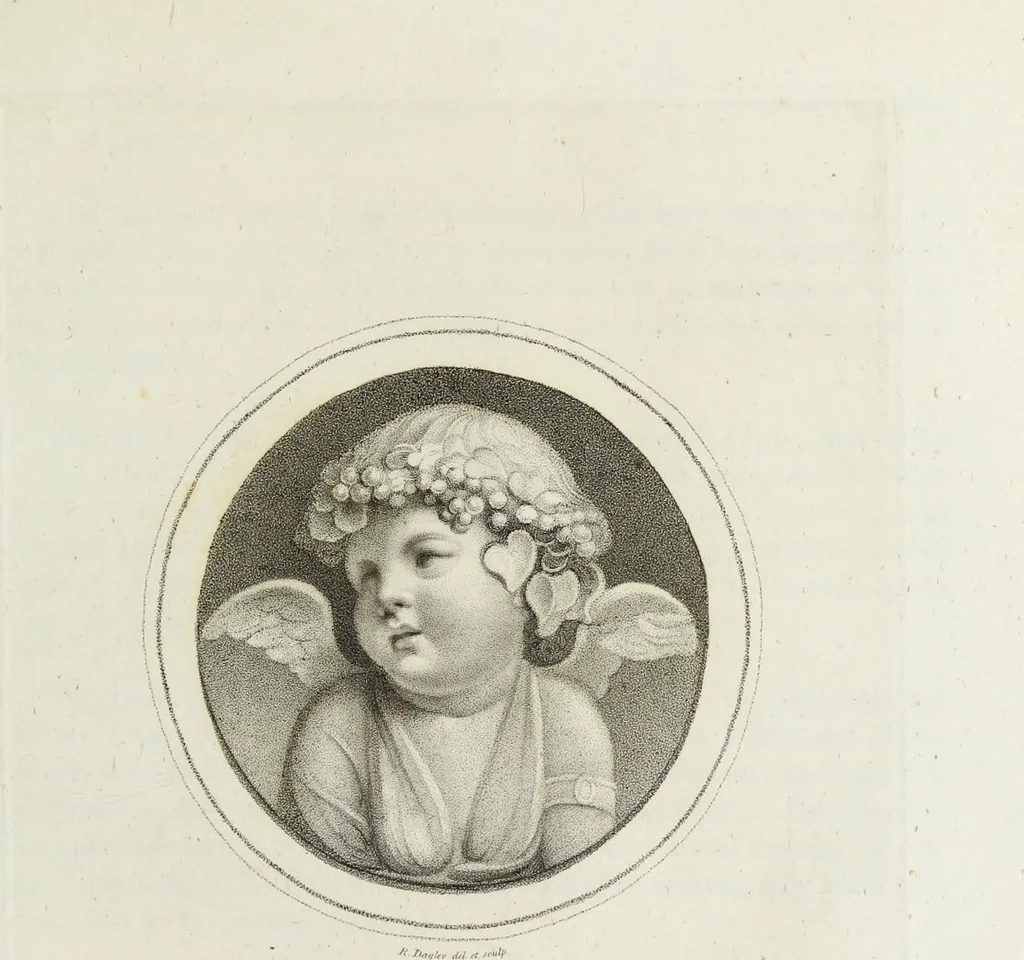 An illustration from Gems, selected from the antique, with illustrations, 1804, leaf 120