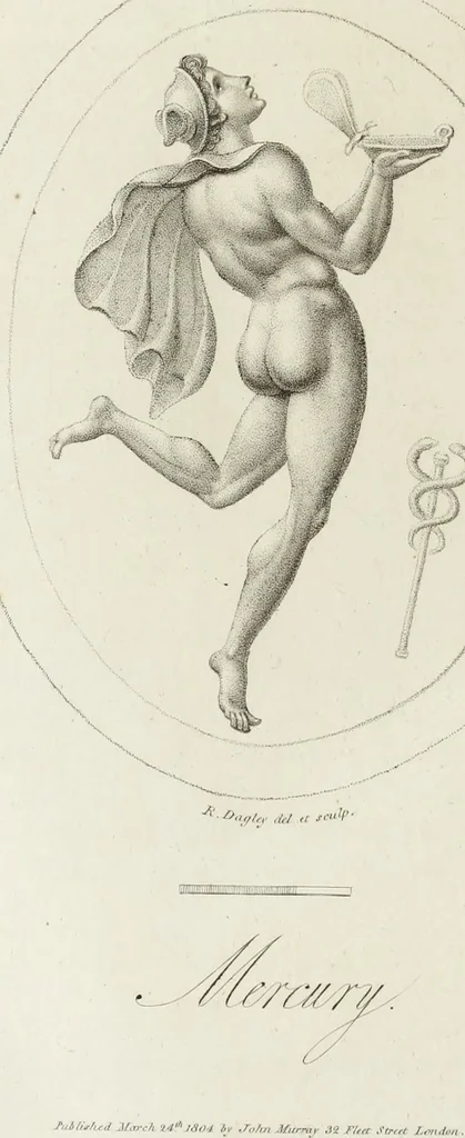 An illustration from Gems, selected from the antique, with illustrations, 1804, leaf 133
