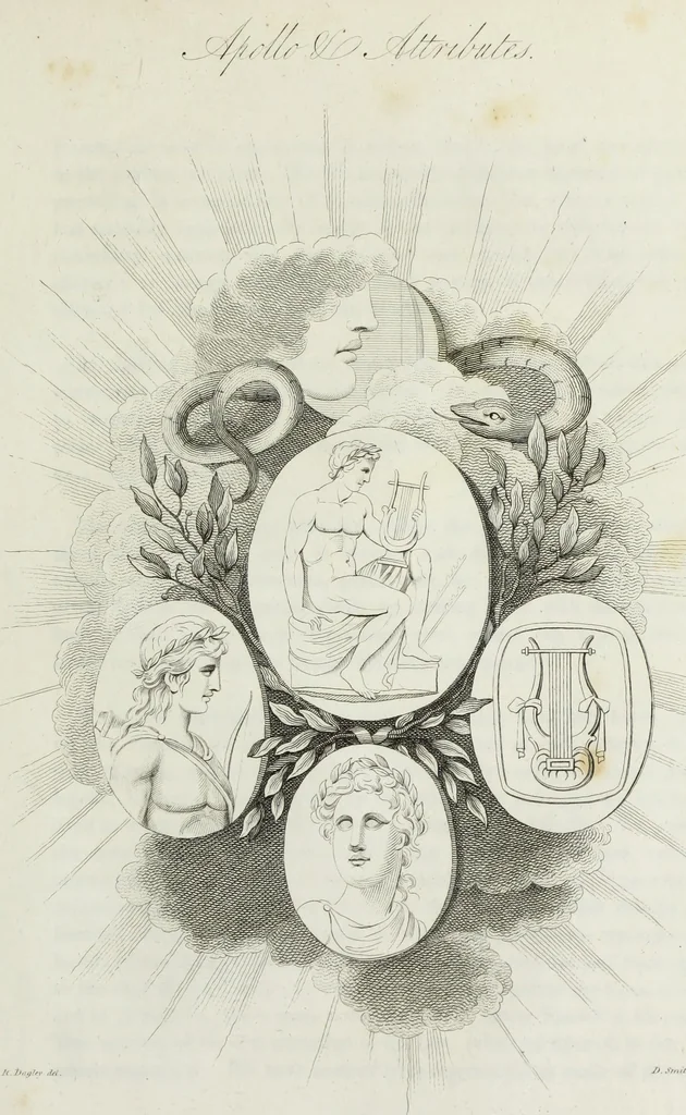 An illustration from Gems, selected from the antique, with illustrations, 1804, leaf 142