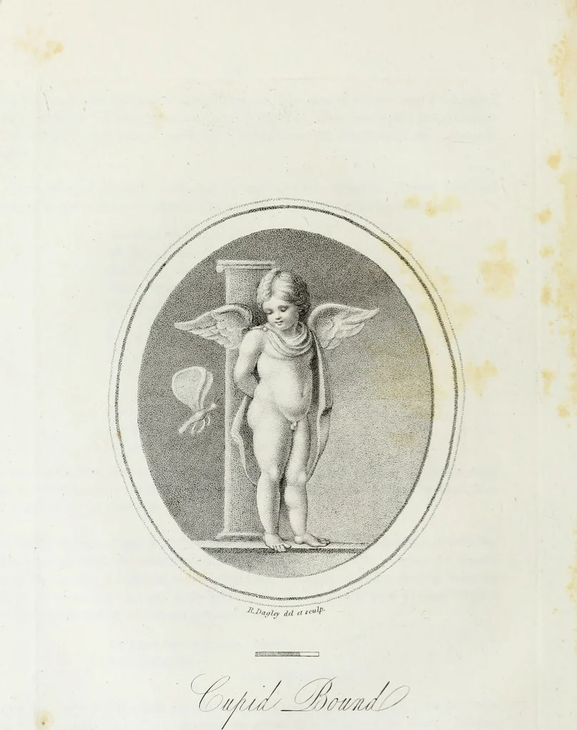 An illustration from Gems, selected from the antique, with illustrations, 1804, leaf 71