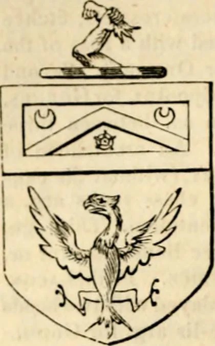 An illustration from A genealogical and heraldic history of the landed gentry ; or, Commoners of Great Britain and Ireland enjoying territorial possessions or high official rank : but uninvested with heritable honours, 1837, leaf 112