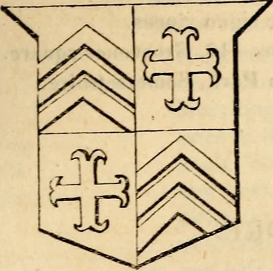 An illustration from A genealogical and heraldic history of the landed gentry ; or, Commoners of Great Britain and Ireland enjoying territorial possessions or high official rank : but uninvested with heritable honours, 1837, leaf 171