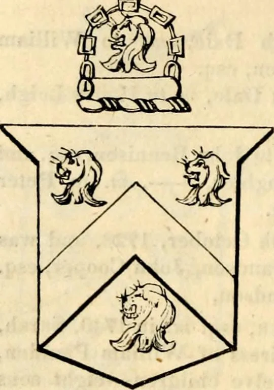 An illustration from A genealogical and heraldic history of the landed gentry ; or, Commoners of Great Britain and Ireland enjoying territorial possessions or high official rank : but uninvested with heritable honours, 1837, leaf 186