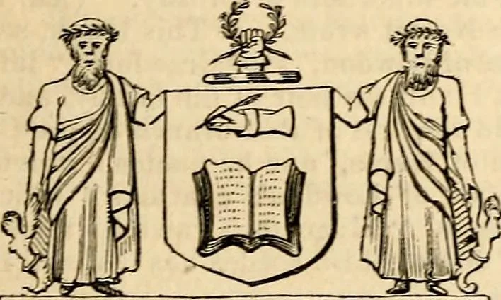 An illustration from A genealogical and heraldic history of the landed gentry ; or, Commoners of Great Britain and Ireland enjoying territorial possessions or high official rank : but uninvested with heritable honours, 1837, leaf 21