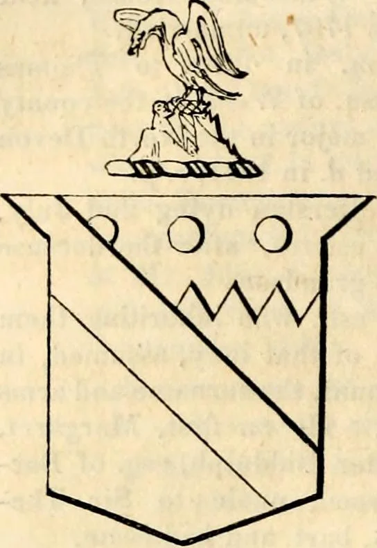 An illustration from A genealogical and heraldic history of the landed gentry ; or, Commoners of Great Britain and Ireland enjoying territorial possessions or high official rank : but uninvested with heritable honours, 1837, leaf 216