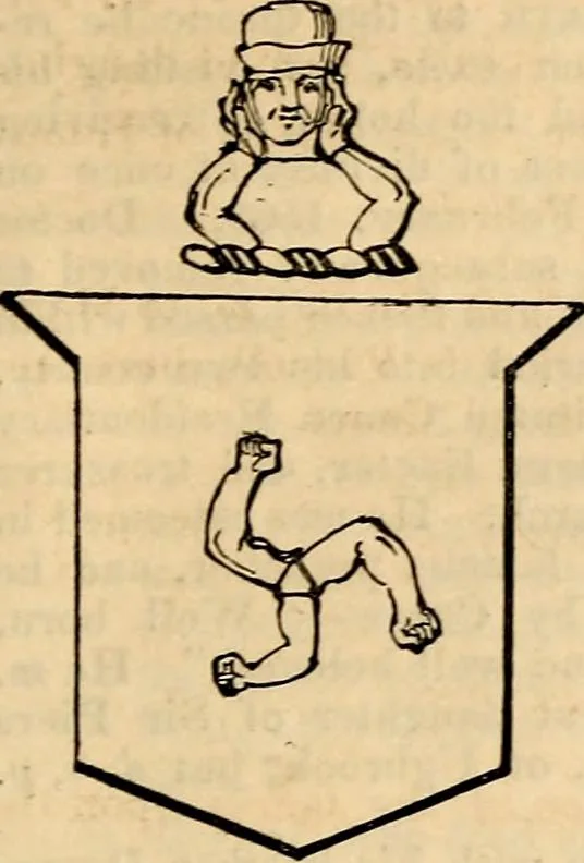 An illustration from A genealogical and heraldic history of the landed gentry ; or, Commoners of Great Britain and Ireland enjoying territorial possessions or high official rank : but uninvested with heritable honours, 1837, leaf 219