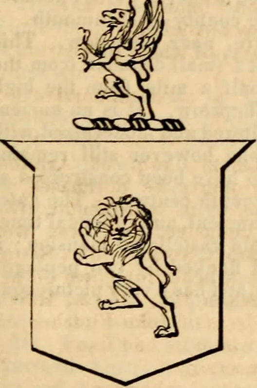 An illustration from A genealogical and heraldic history of the landed gentry ; or, Commoners of Great Britain and Ireland enjoying territorial possessions or high official rank : but uninvested with heritable honours, 1837, leaf 247