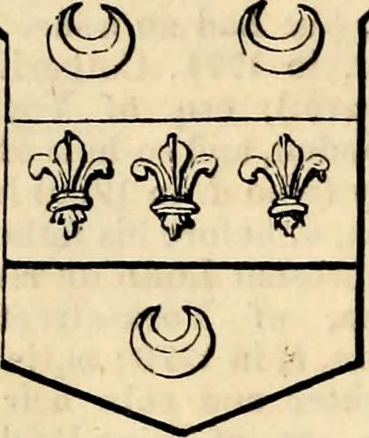 An illustration from A genealogical and heraldic history of the landed gentry ; or, Commoners of Great Britain and Ireland enjoying territorial possessions or high official rank : but uninvested with heritable honours, 1837, leaf 276