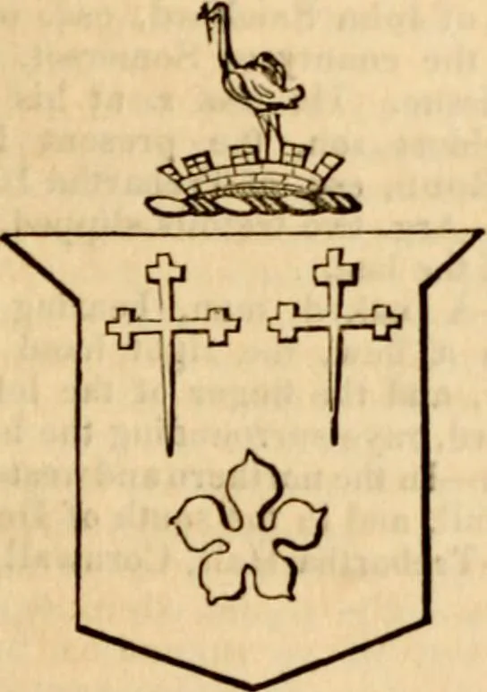 An illustration from A genealogical and heraldic history of the landed gentry ; or, Commoners of Great Britain and Ireland enjoying territorial possessions or high official rank : but uninvested with heritable honours, 1837, leaf 285