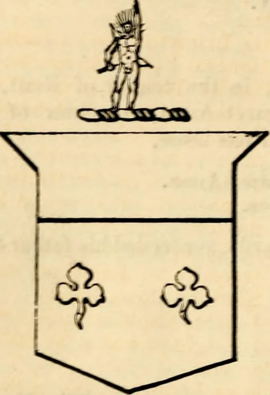 An illustration from A genealogical and heraldic history of the landed gentry ; or, Commoners of Great Britain and Ireland enjoying territorial possessions or high official rank : but uninvested with heritable honours, 1837, leaf 286