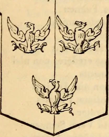 An illustration from A genealogical and heraldic history of the landed gentry ; or, Commoners of Great Britain and Ireland enjoying territorial possessions or high official rank : but uninvested with heritable honours, 1837, leaf 29