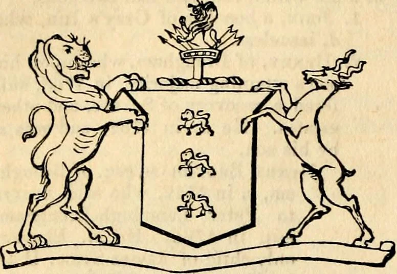 An illustration from A genealogical and heraldic history of the landed gentry ; or, Commoners of Great Britain and Ireland enjoying territorial possessions or high official rank : but uninvested with heritable honours, 1837, leaf 292