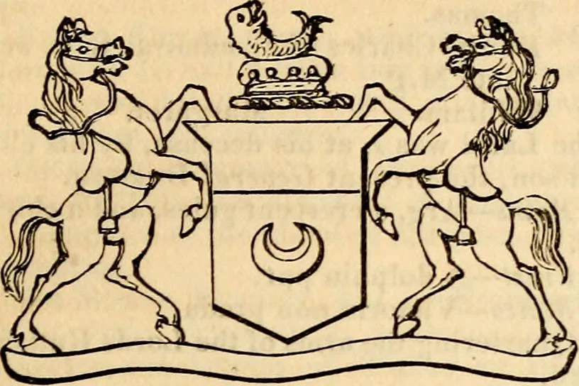 An illustration from A genealogical and heraldic history of the landed gentry ; or, Commoners of Great Britain and Ireland enjoying territorial possessions or high official rank : but uninvested with heritable honours, 1837, leaf 313