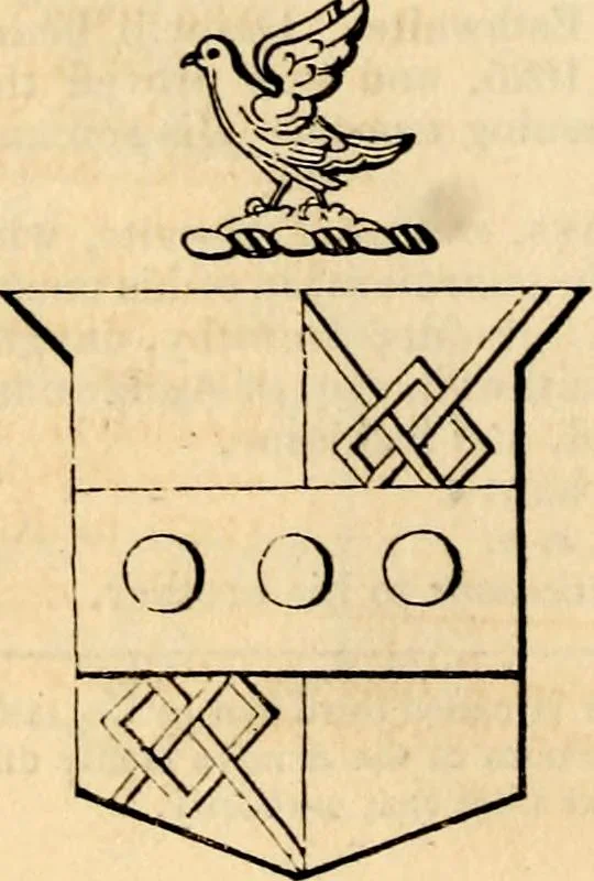 An illustration from A genealogical and heraldic history of the landed gentry ; or, Commoners of Great Britain and Ireland enjoying territorial possessions or high official rank : but uninvested with heritable honours, 1837, leaf 334