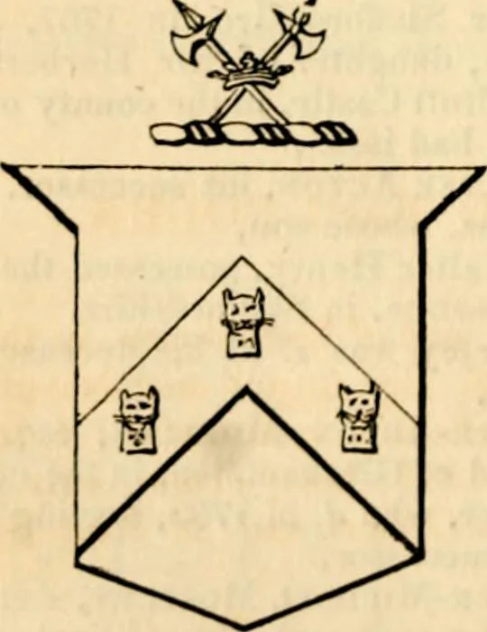 An illustration from A genealogical and heraldic history of the landed gentry ; or, Commoners of Great Britain and Ireland enjoying territorial possessions or high official rank : but uninvested with heritable honours, 1837, leaf 346